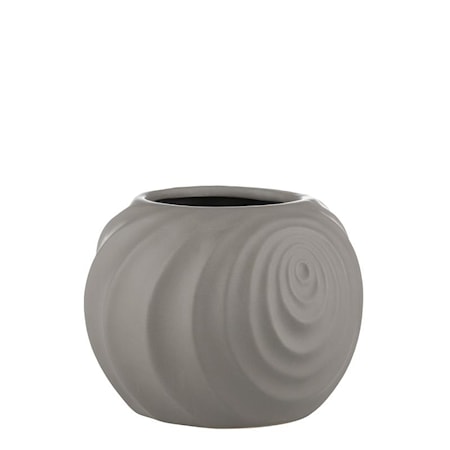 Blomkruka Swirl 12,5cm Grå