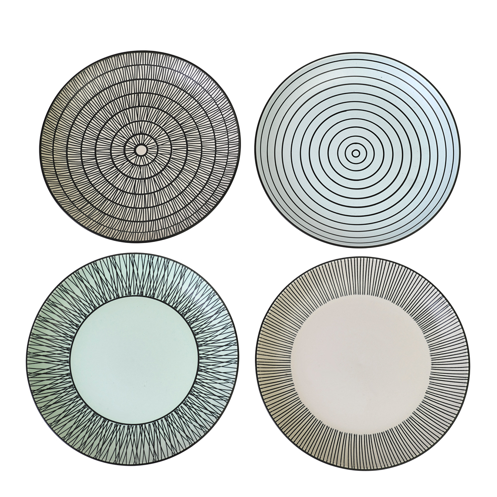Pols Potten - Pols Potten Pastel Afresh Tallrik 4-pack 20 cm