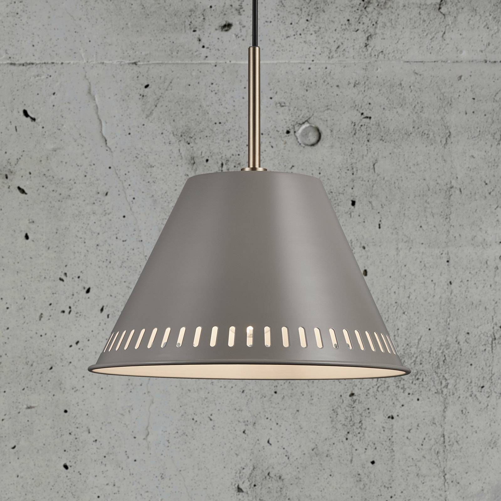 Hänglampa Pine, 1 lampa, grå