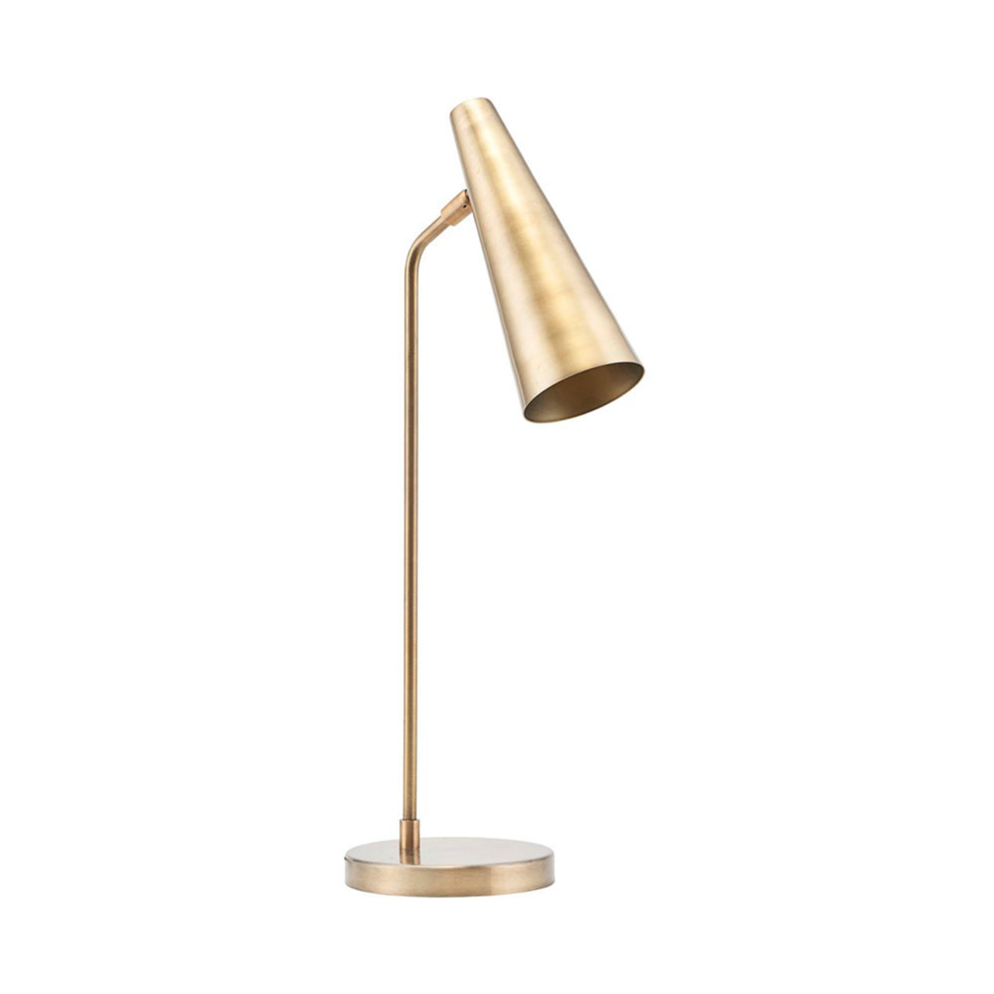 Bordslampa Precise, 52 cm, mässing