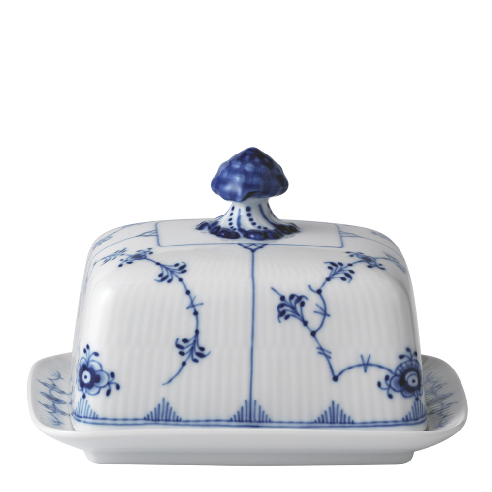 Royal Copenhagen - Blue Fluted Plain Smörbytta