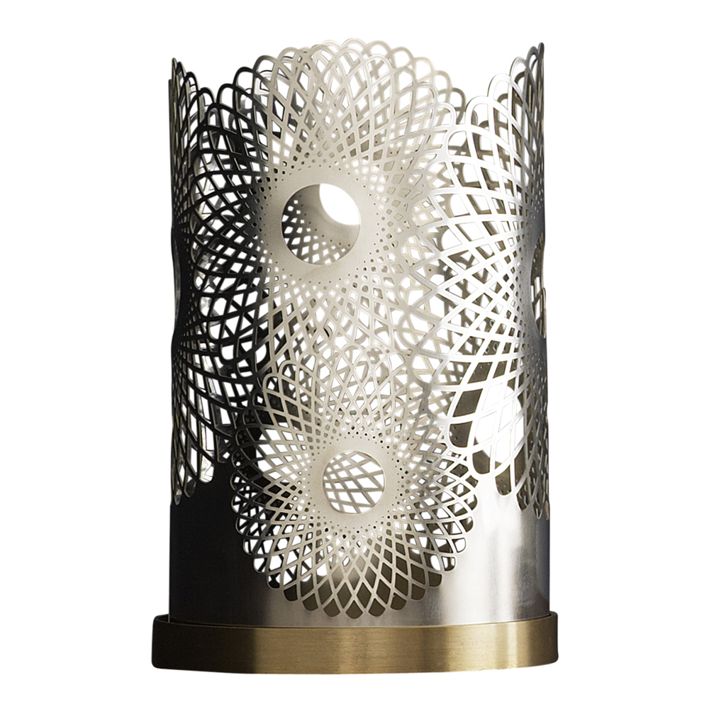 Skultuna - Bohinc Feather Ljuslykta 14 cm Silver