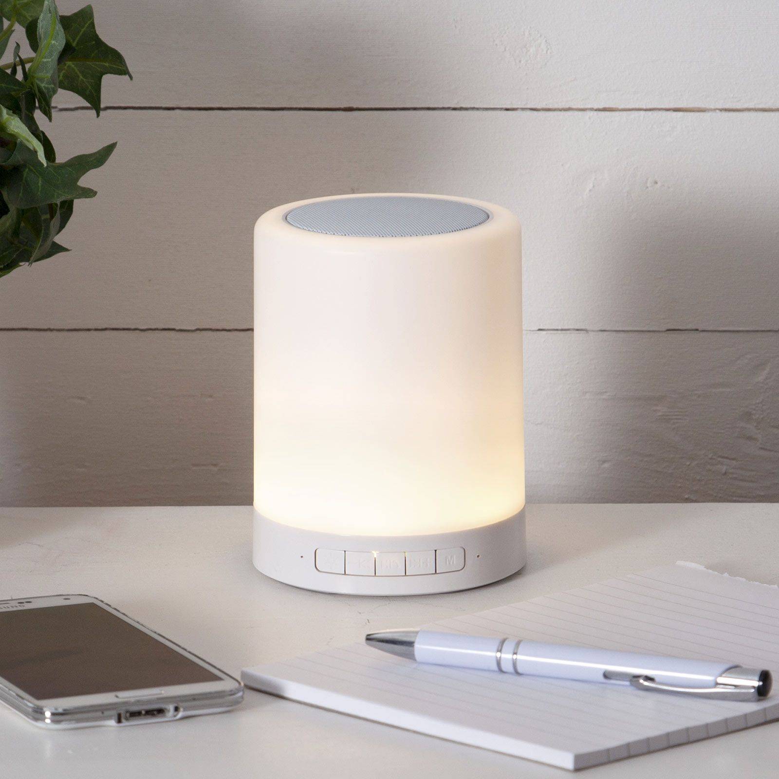 LED-bordslampa 362-81 med RGBW och högtalare