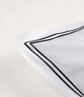 Milano percale örngott vit