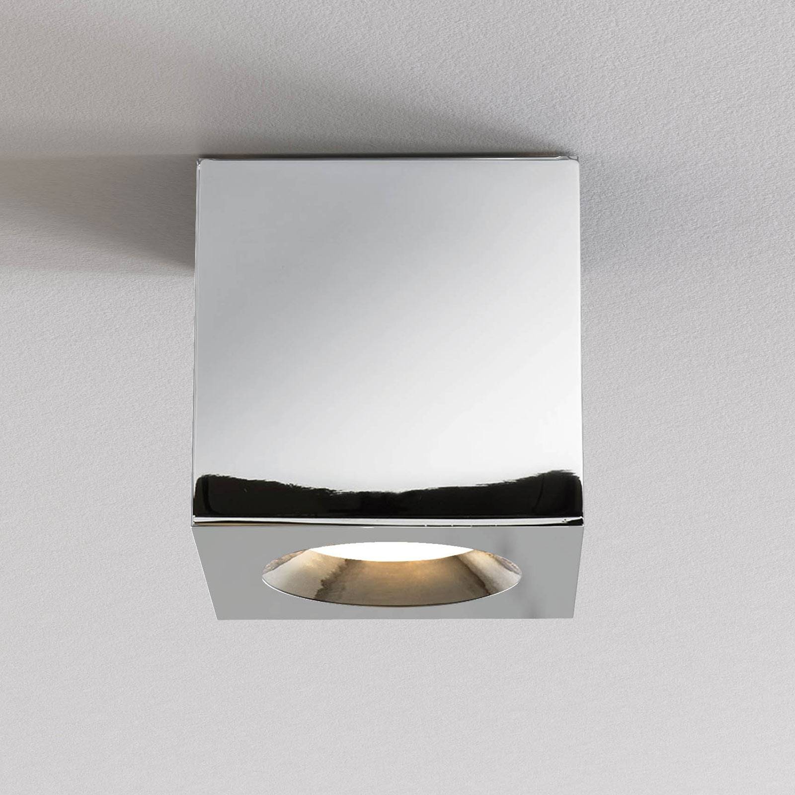 Astro Kos Square 80 taklampa, polerad krom