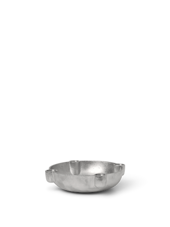 Bowl Ljusstake Medium Aluminium