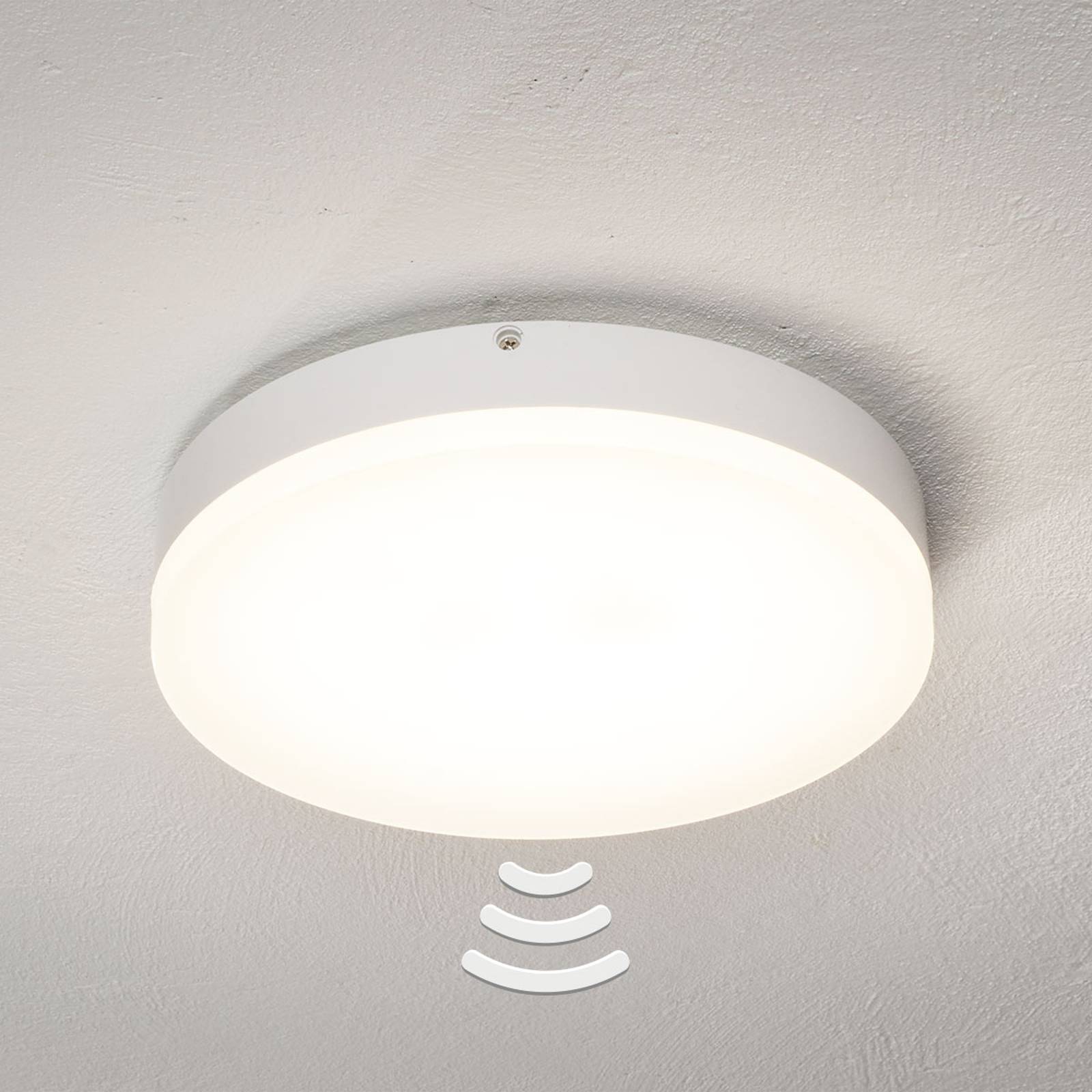 Med sensor - LED-taklampa Office Round