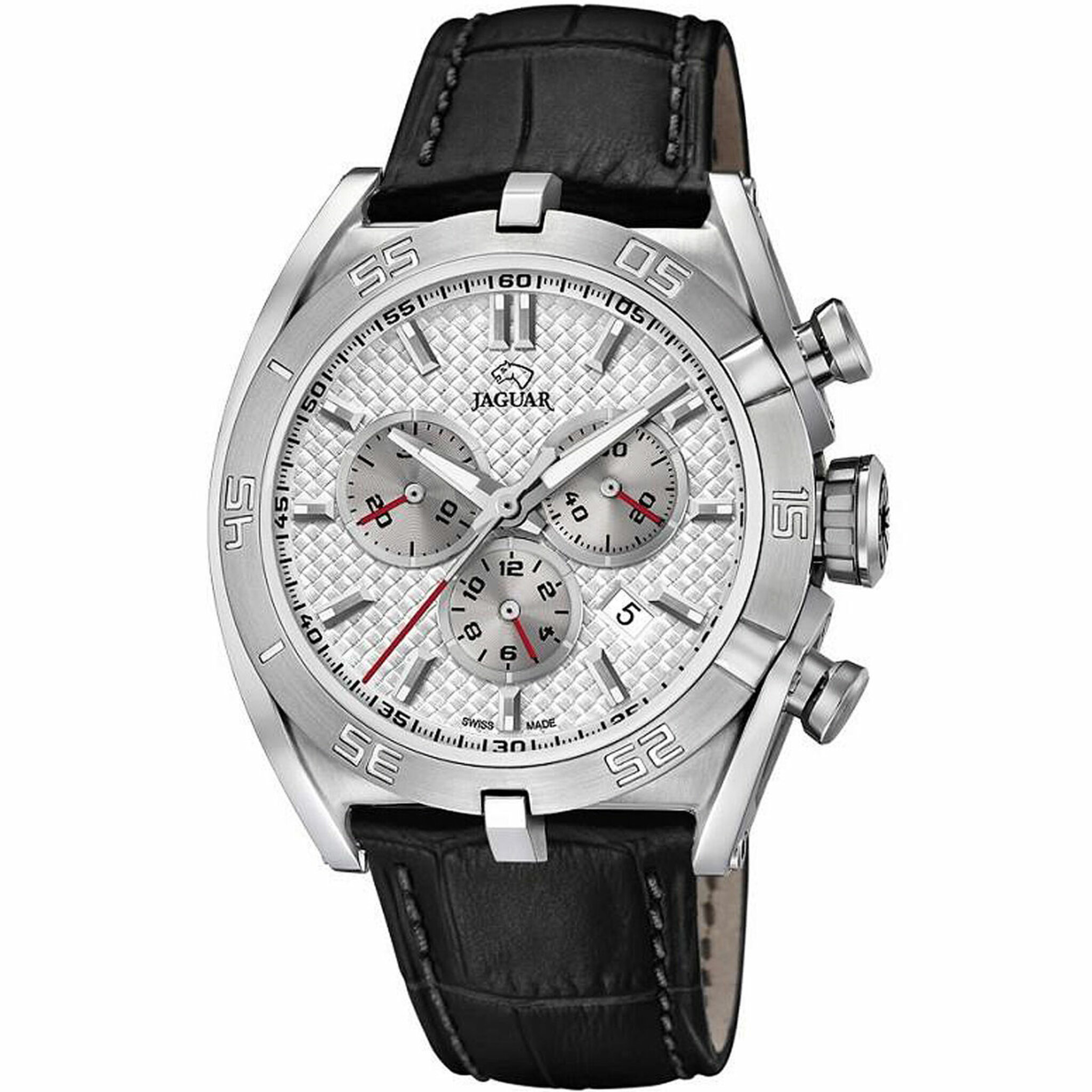 J857/1, Quartz, 45mm, 10atm, silver