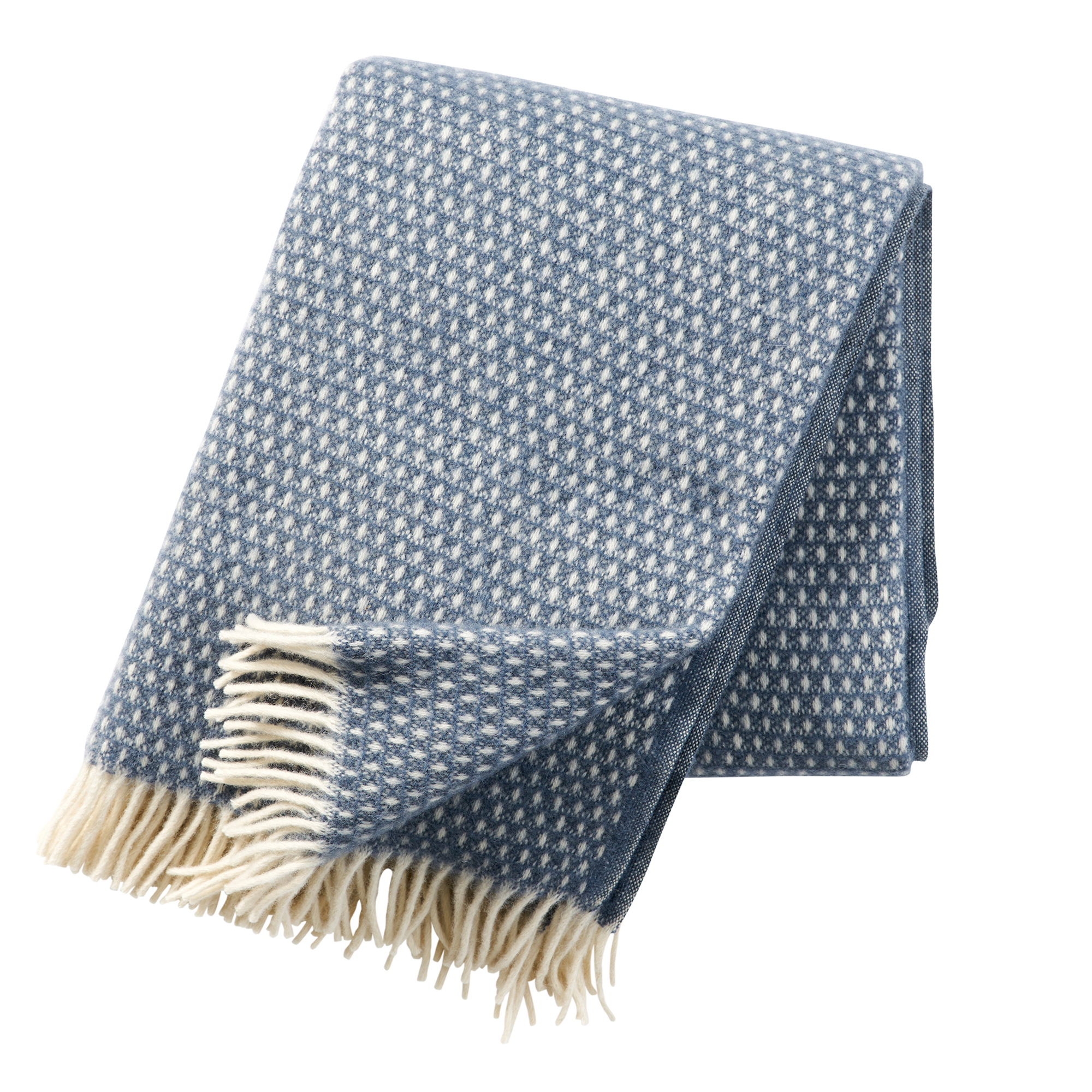 Klippan Pläd Knut smokey blue