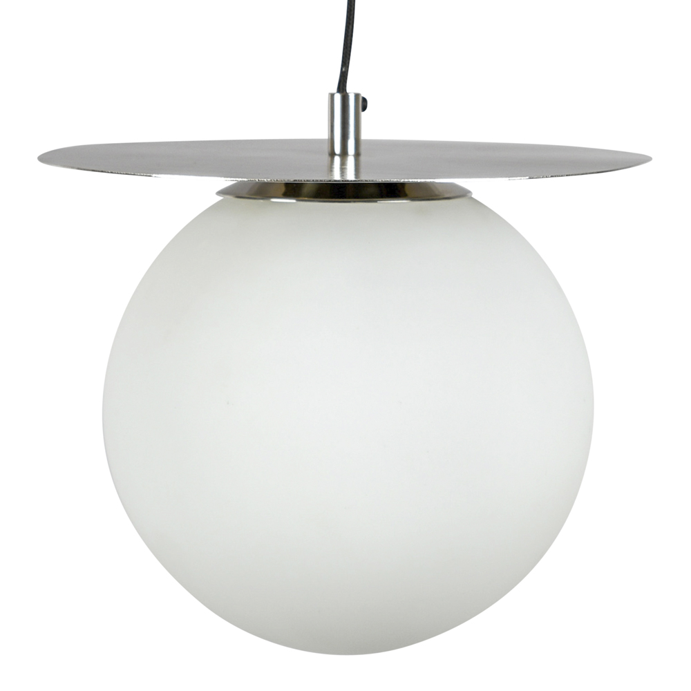 By On - Lush Globe Taklampa 27 cm Silver/Vit