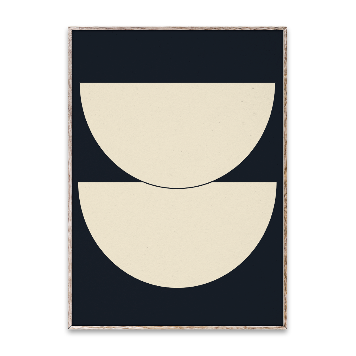 Paper Collective Poster Half Circles I - Blue 50x70 cm