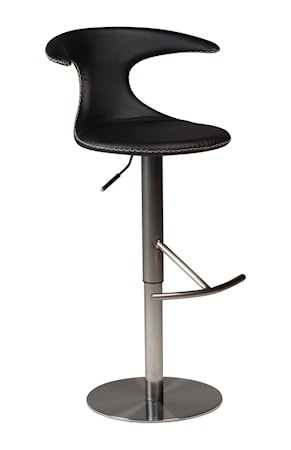 Barstol Flair Läder Stålbas