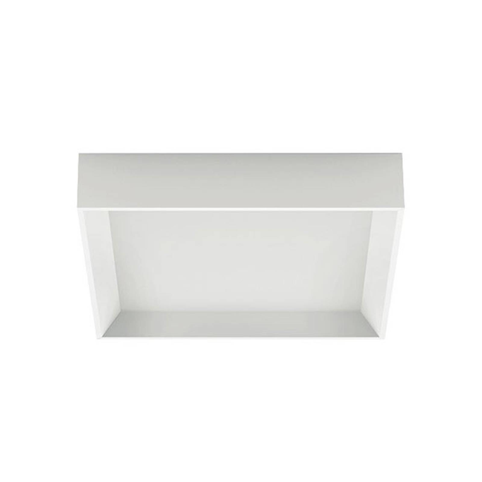 LED-taklampa Tara Q, kantig, 30 x 30 cm