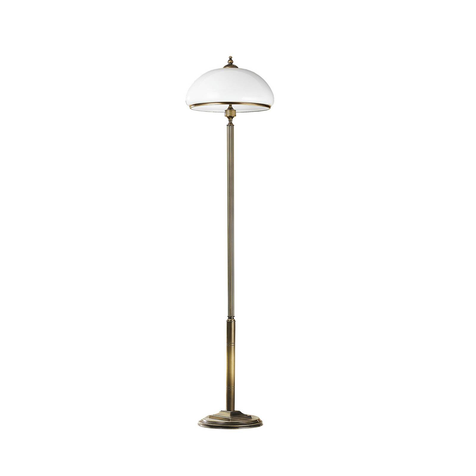 Golvlampa Petro med glasskärm