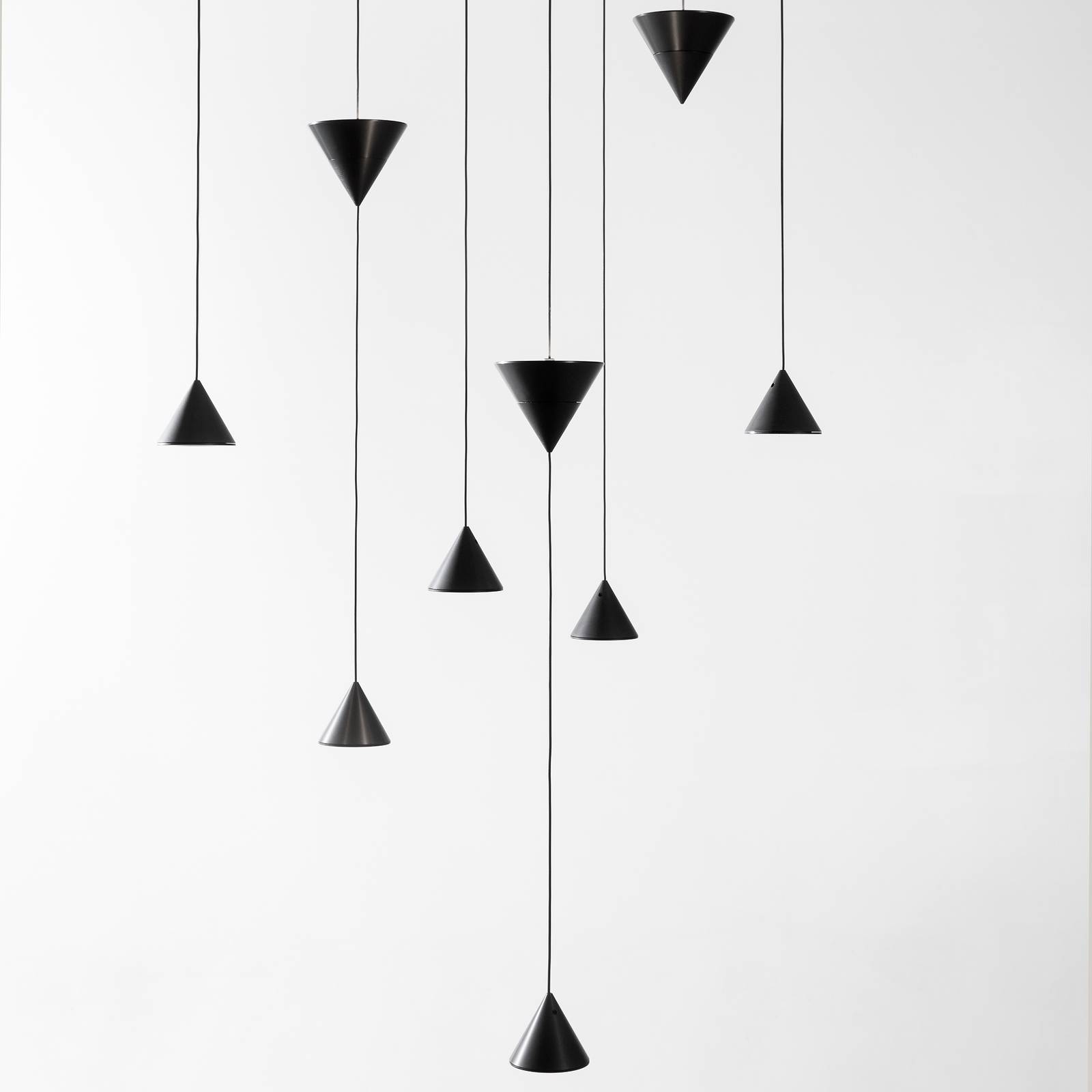 Karman Filomena LED-hänglampa 9 lampor 2 700 K