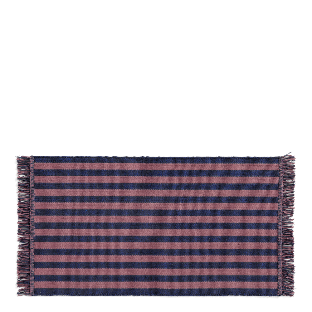 Hay - Stripes & Stripes Matta 95x52 cm Navy cacao