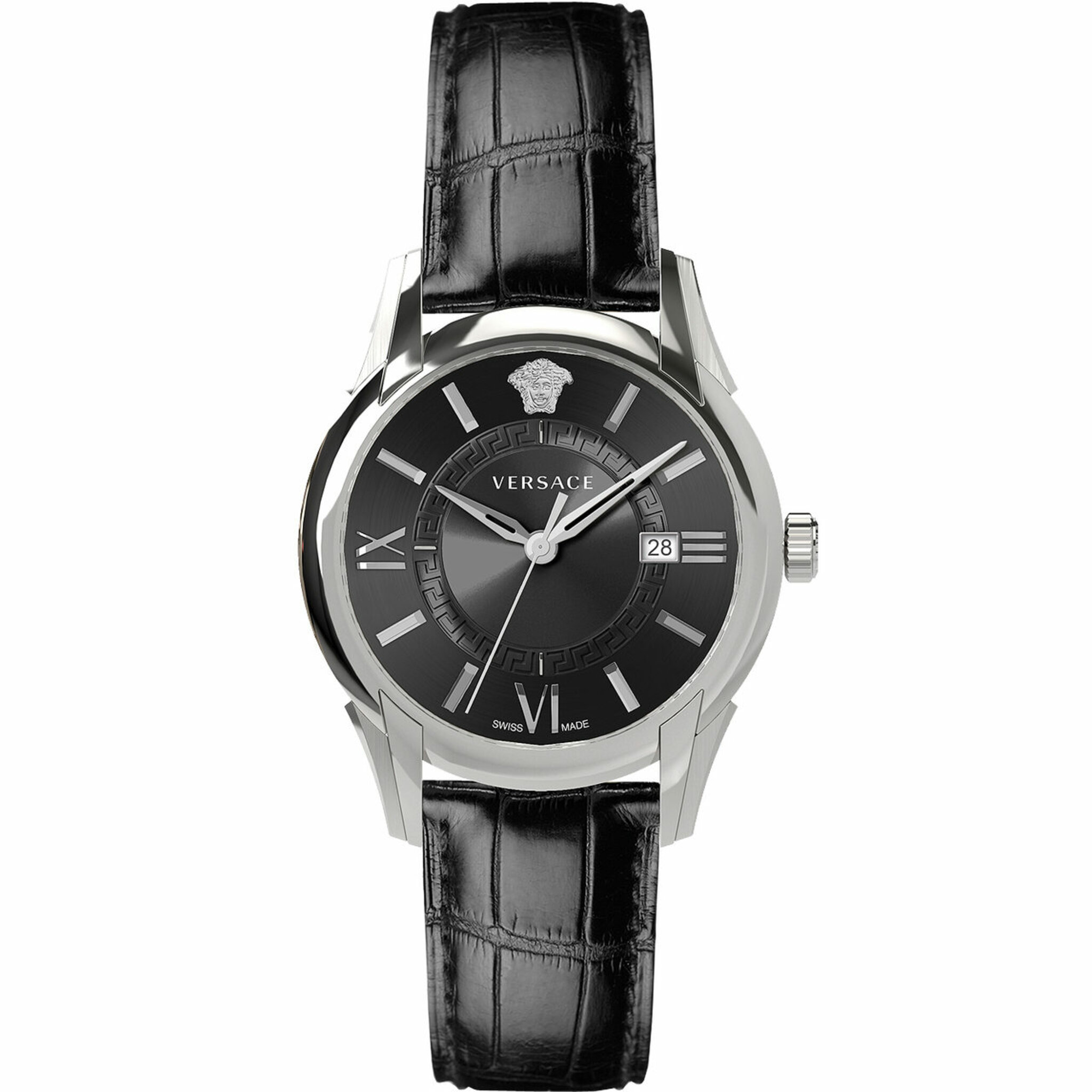 Veua00120, Quartz, 42mm, 5atm, silver