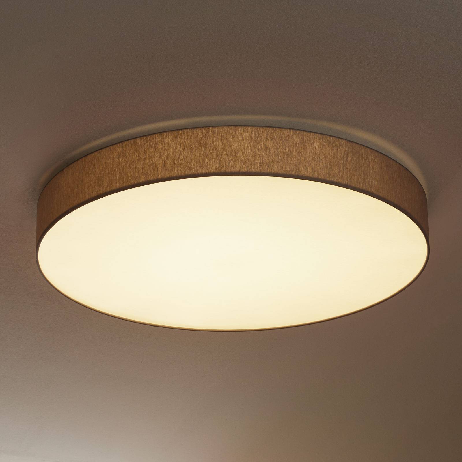 Rund LED-taklampa Luno med dimfunktion
