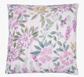 Florals prydnadskudde multi/rosa