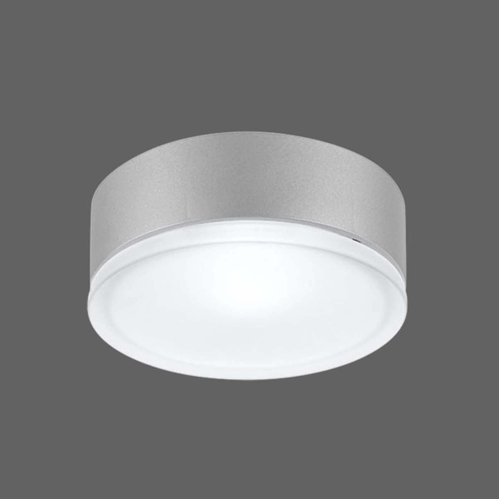 Effektiv taklampa Drop 22 LED grå 4 000 K