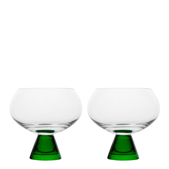 Byon - Indy Glas 2-pack 24 cl Grön