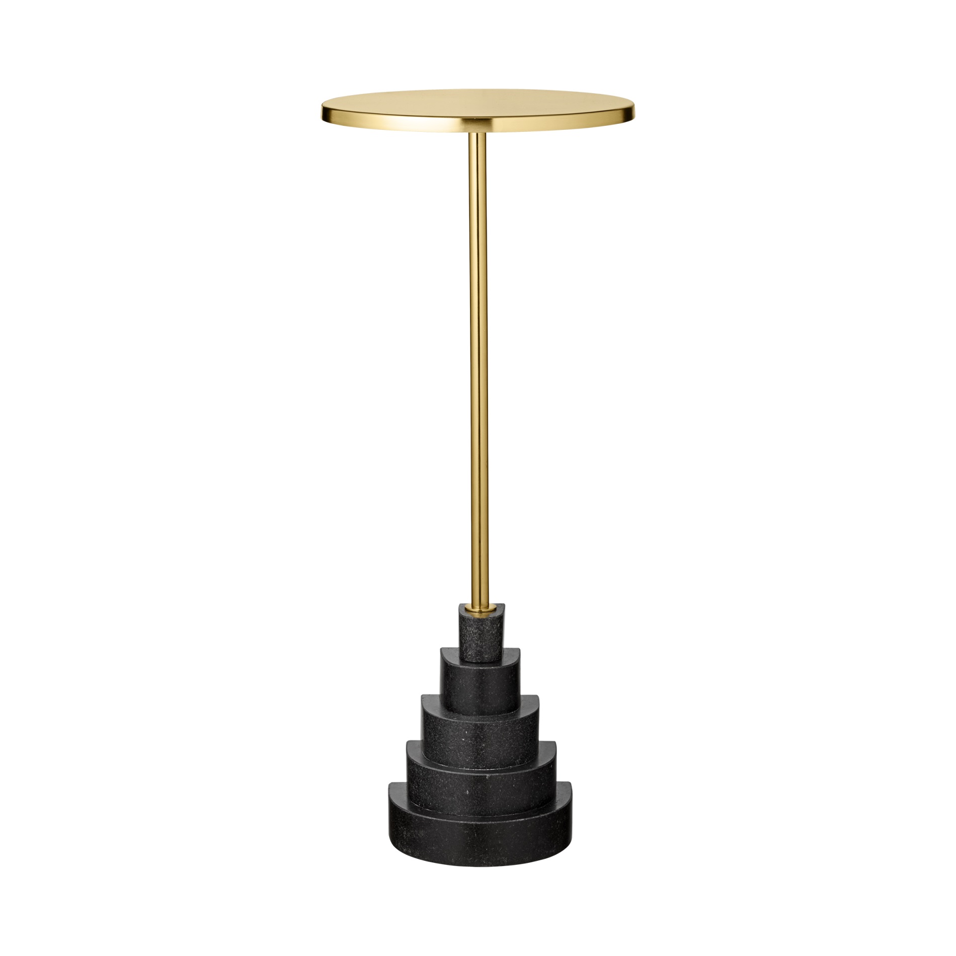 Avlastningsbord SOLUM högre black gold, AYTM