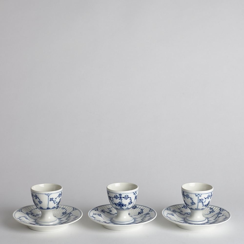 Vintage - SÅLD Äggkoppar Royal Copenhagen 3 st