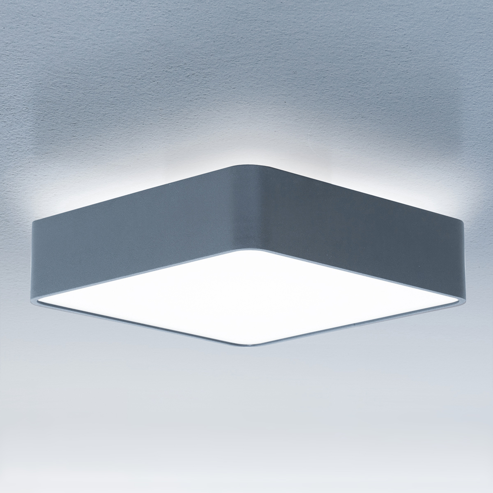 Kvadratisk LED-taklampa Caleo-X2 43 cm