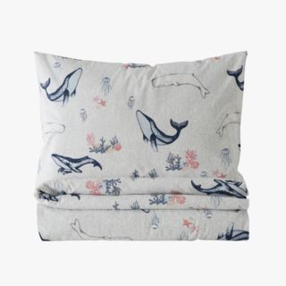 Baby Ocean friends 100x130 38x55cm Bedse påslakanset multi