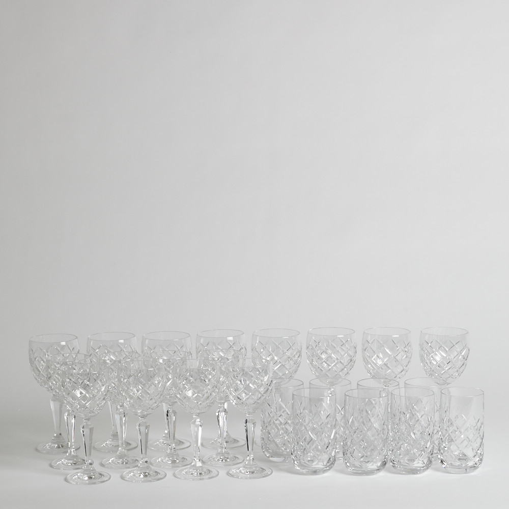 Vintage - SÅLD Glasservis "Jenny" 24 delar