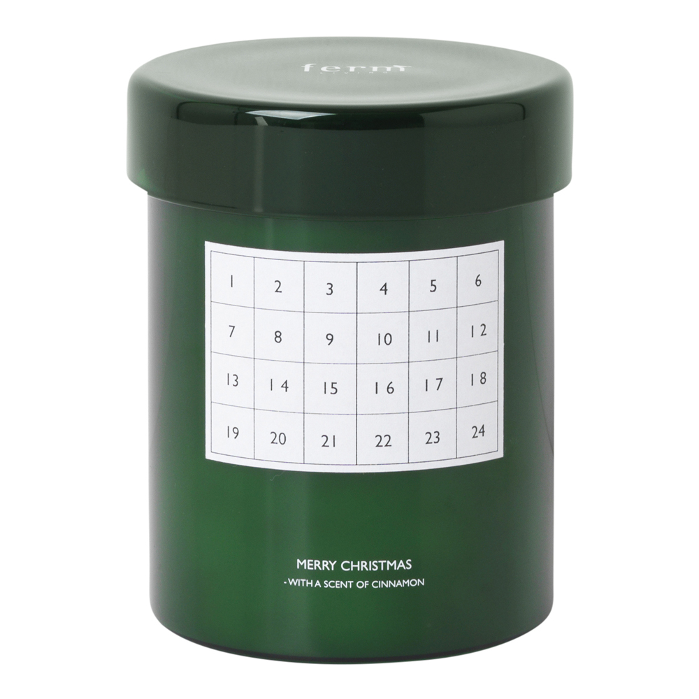 Ferm Living - Doftljus Advent 10 cm Grön