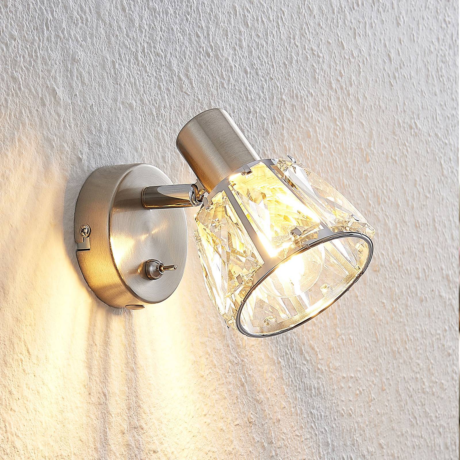 Lindby Kosta vägglampa, nickel