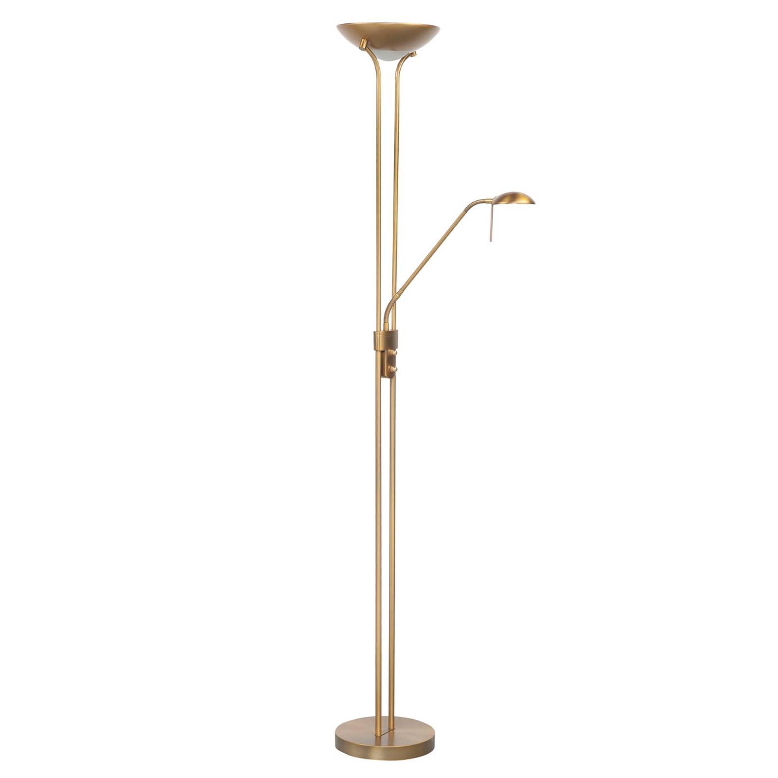 Variabel LED-uplight-golvlampa Lunaria läslampa