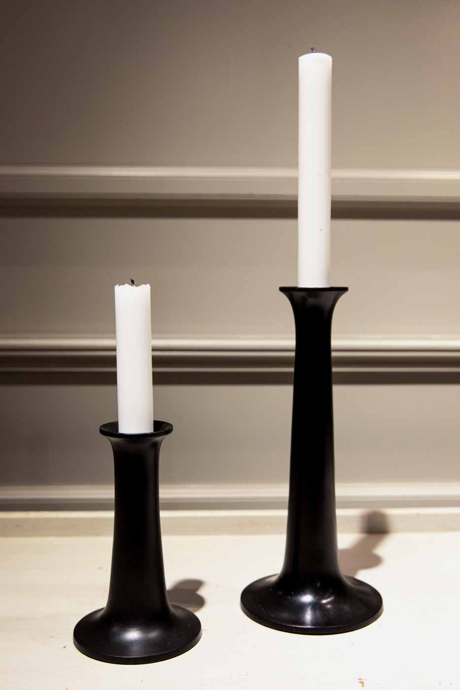 Ljusstake Saga 22 cm Svart