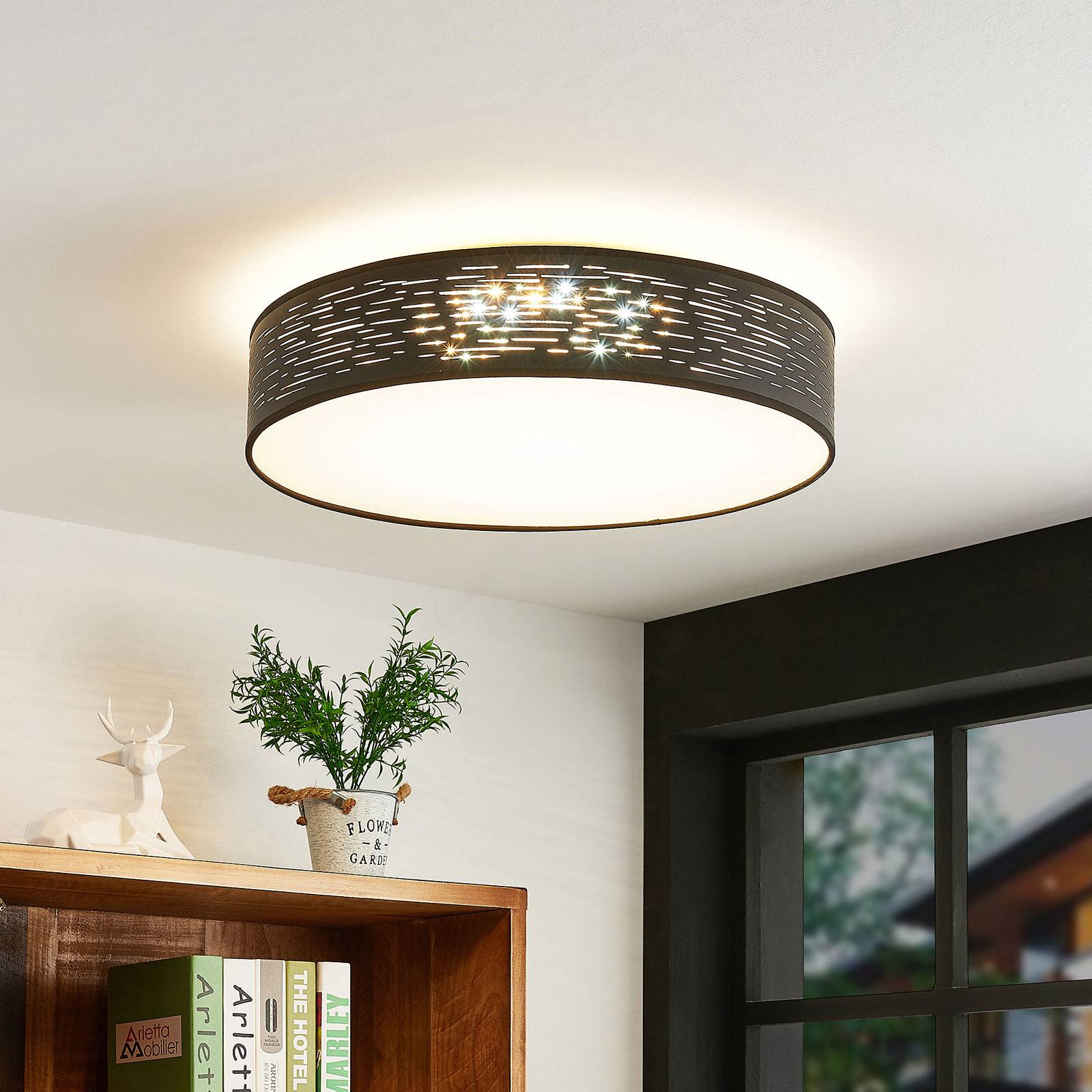 Lindby Iolyn LED-taklampa, Ø 50 cm