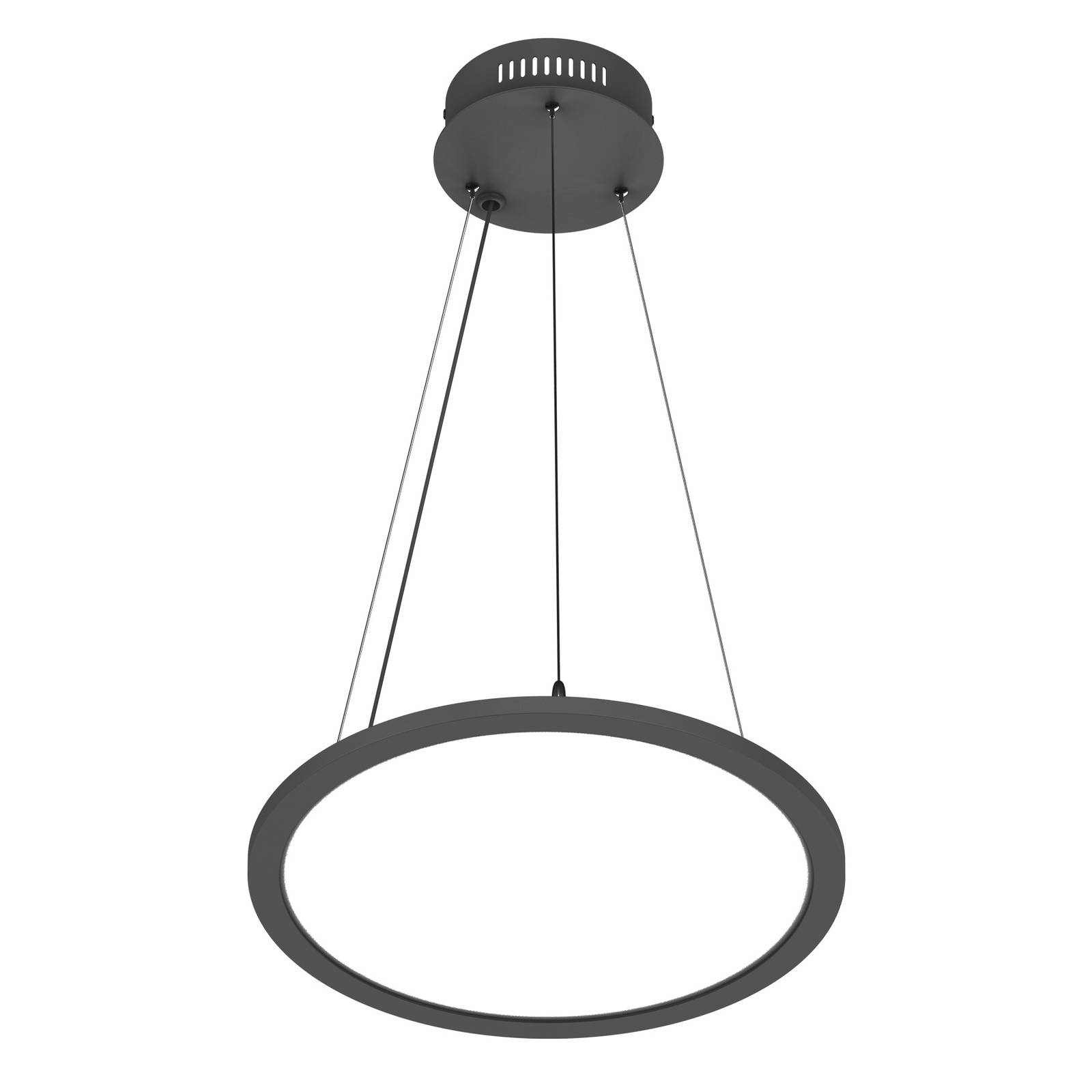 Prios Palino LED-hänglampa, 30 cm, i svart