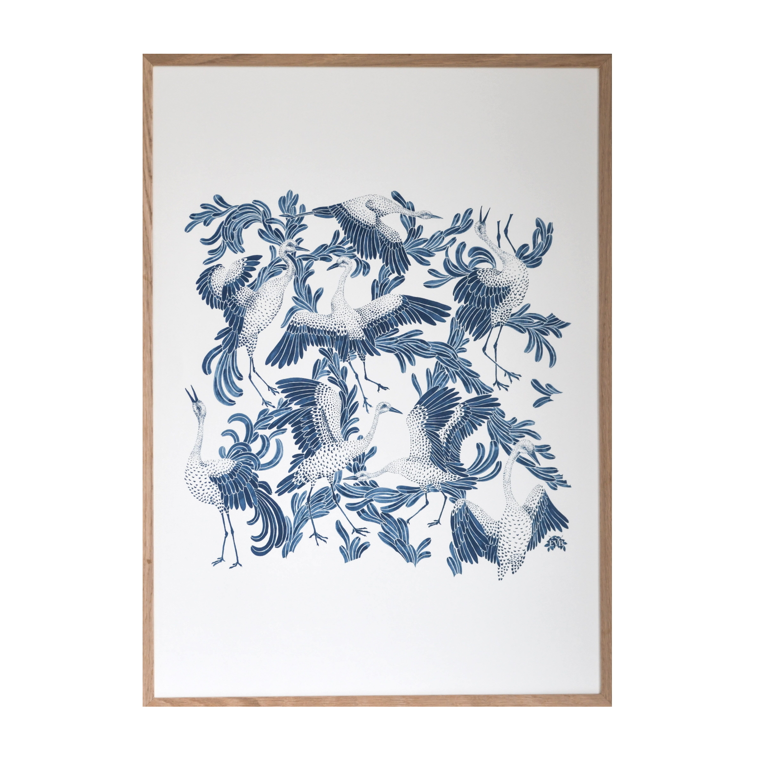 Dancing Crane Poster, Emma von Brömssen