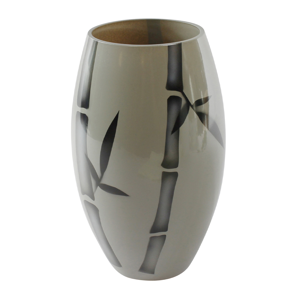 Nybro Crystal - Nybro Crystal Bambu Vas 20x13 cm Beige