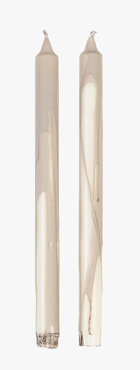 Overdripped 2pk kronljus beige