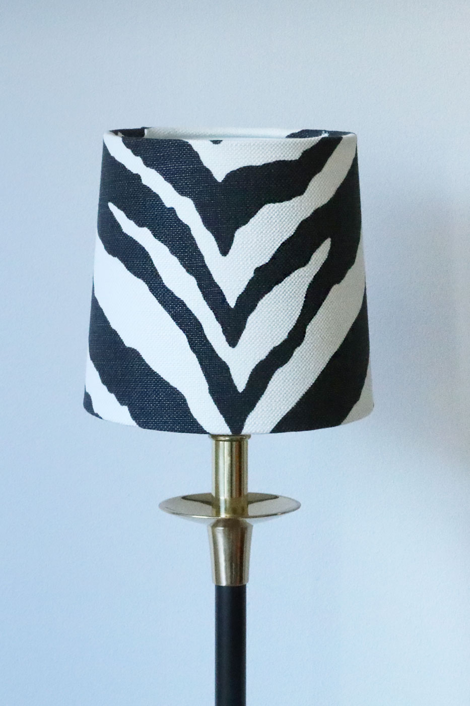 Lampskärm Sixten 17 cm Zebra svart