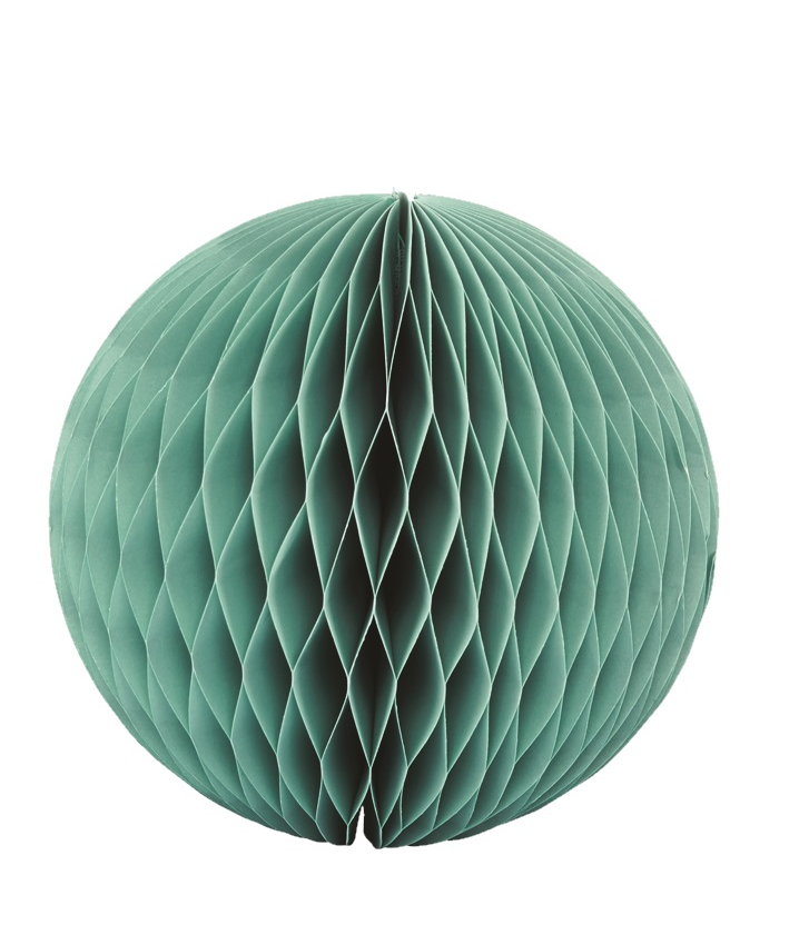Honeycomb L Ø18 cm turkos, House Doctor