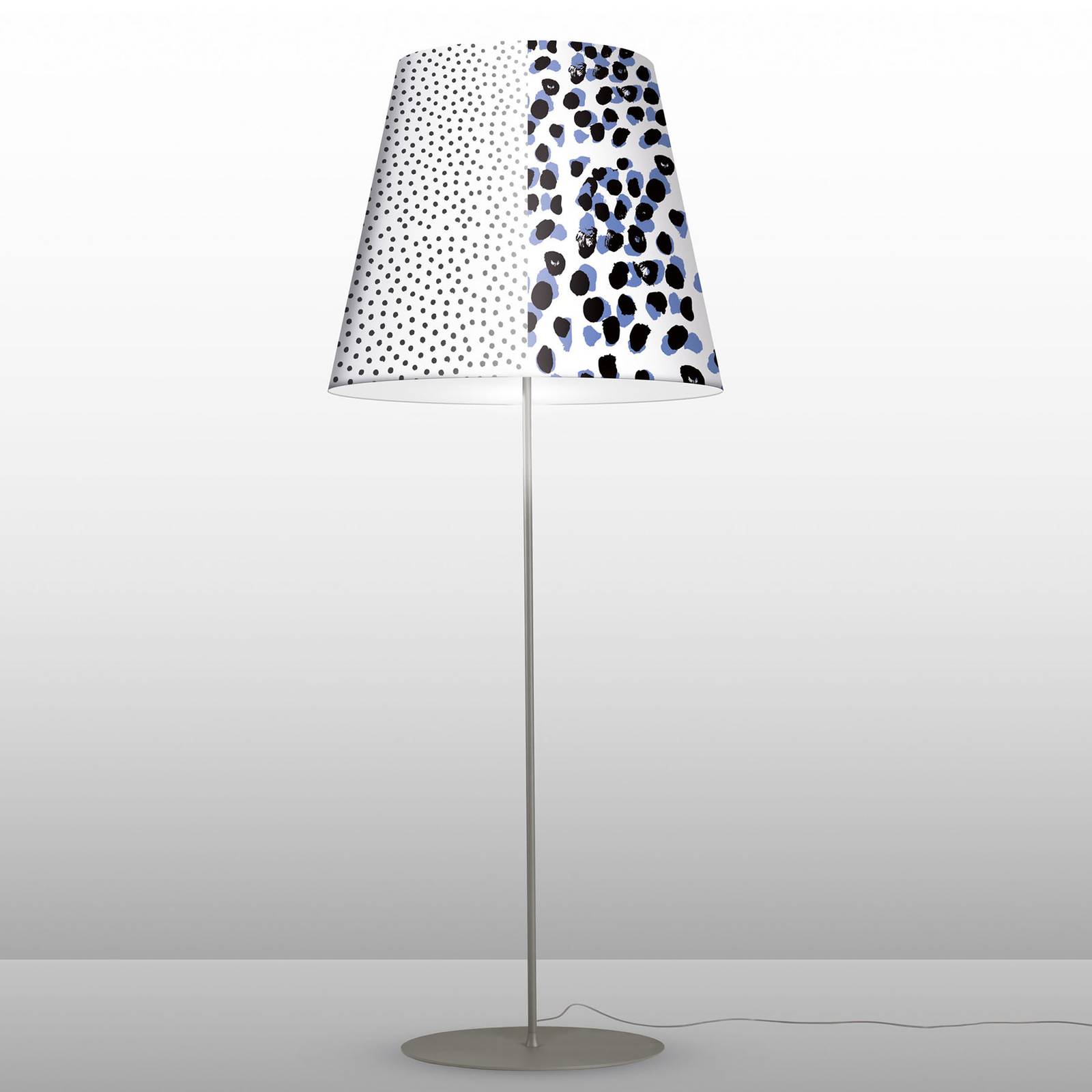 Axolight Melting Pot 80 golvlampa blå vit