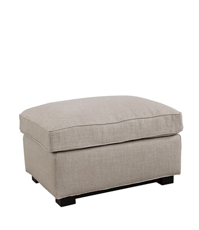 Midtown Ottoman Linen Sand