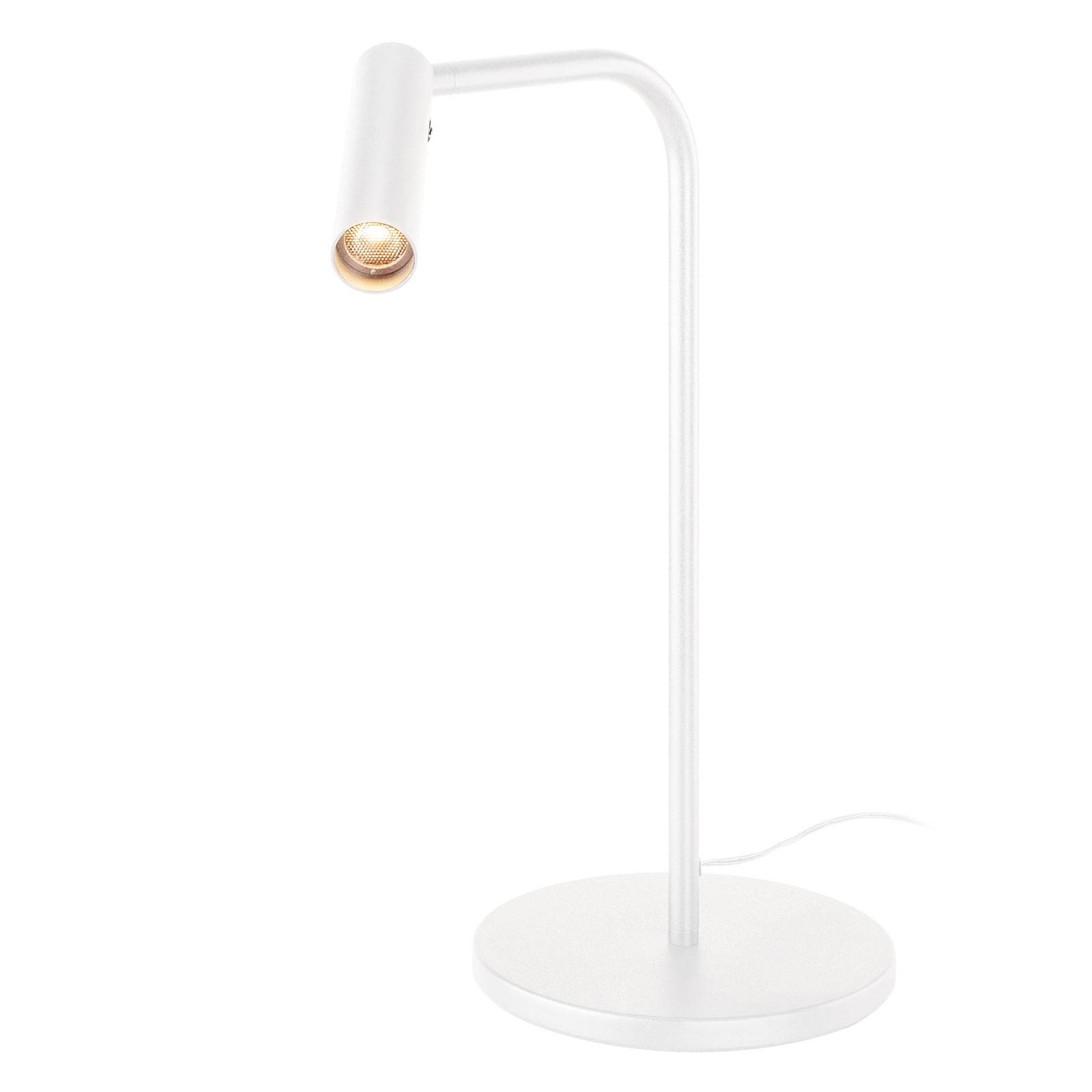 SLV Karpo LED-bordslampa med dimmer, vit