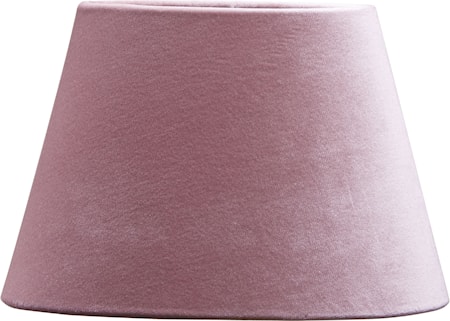 Lampskärm Oval Sammet Rosa