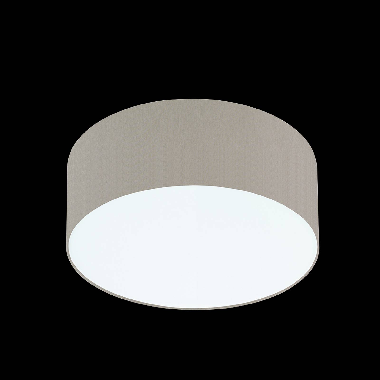 Melange-brun taklampa Maria. 40 cm.
