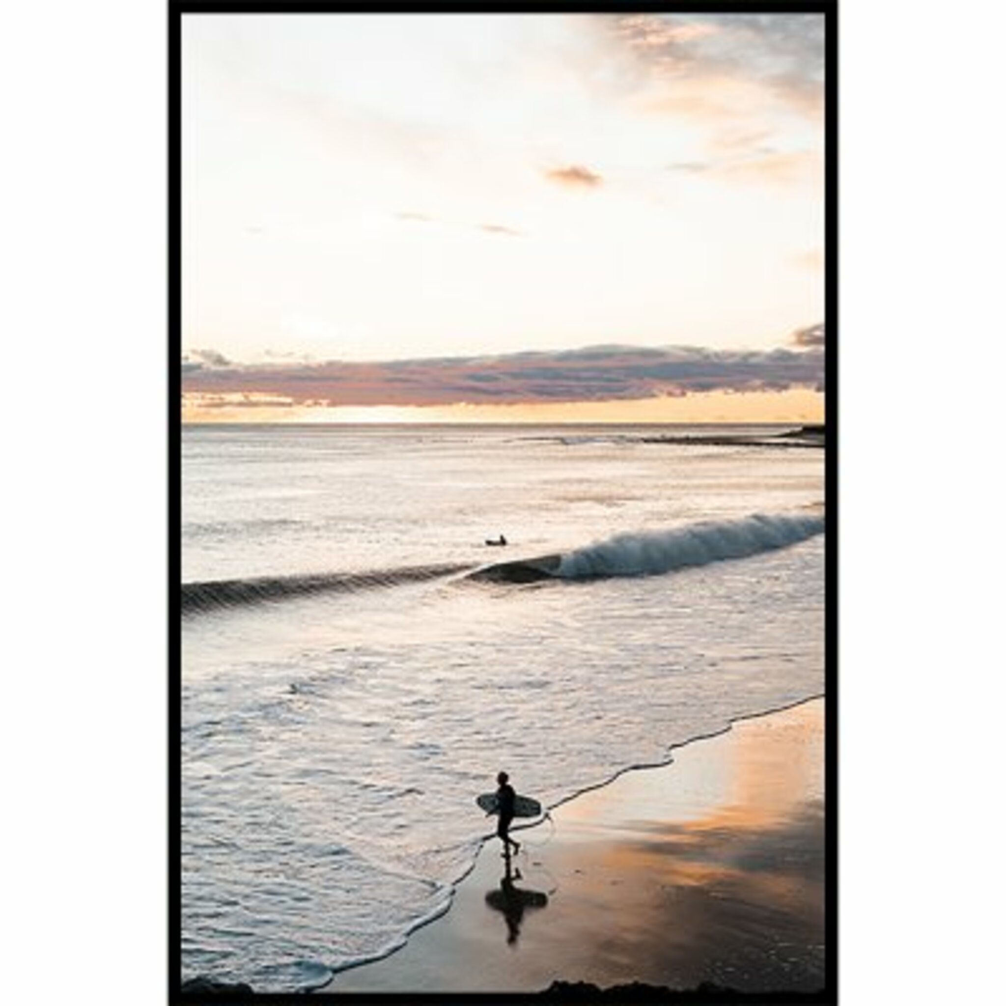 Sunset Surfer Poster