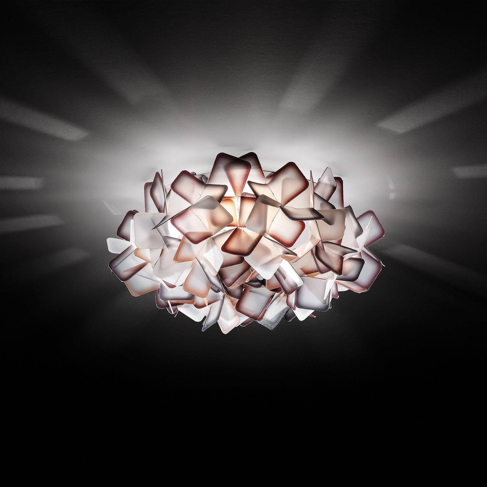 Slamp Clizia taklampa, Ø 32 cm, orange