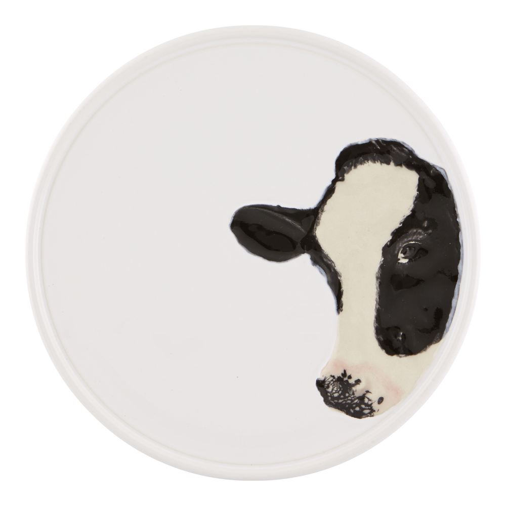 Bordallo Pinheiro - Prado Tallrik Ko 20 cm Nr 3