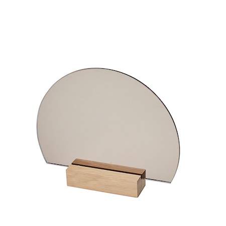 Spegel Half Moon Ek Antik